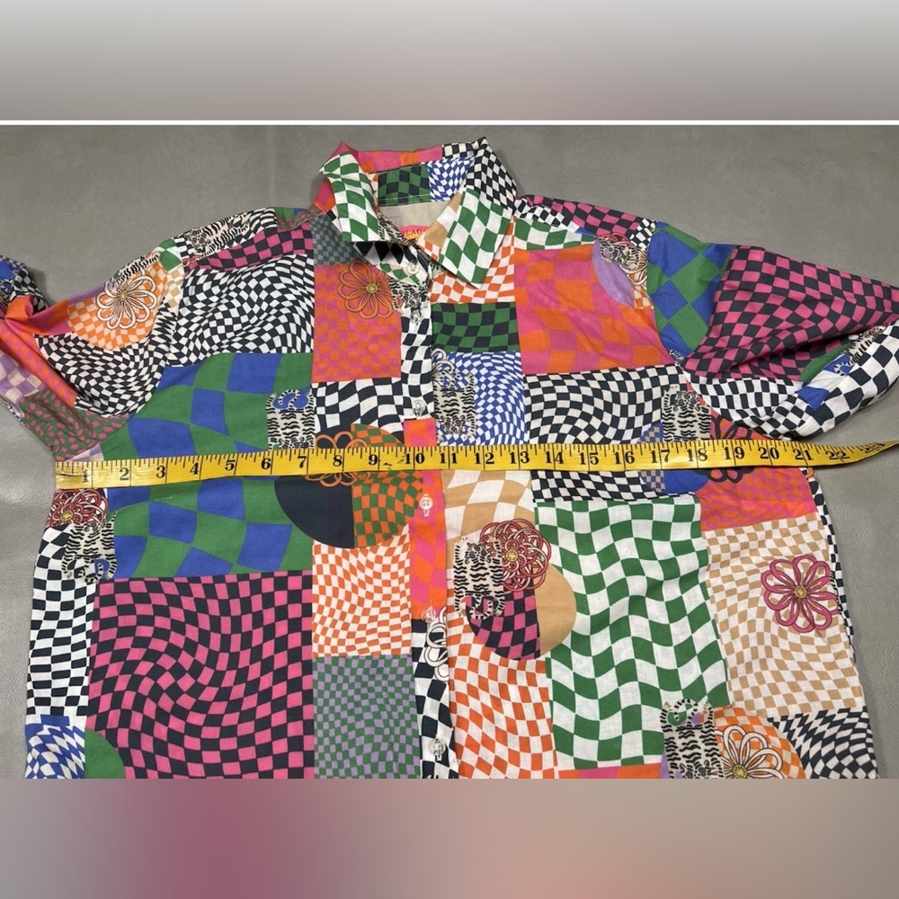 Vilagallo Isabella Merapi Patchwork Multi Print S… - image 6